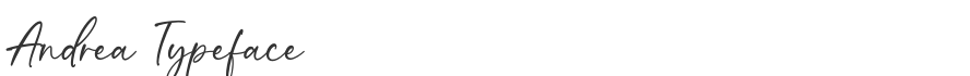 Andrea Typeface