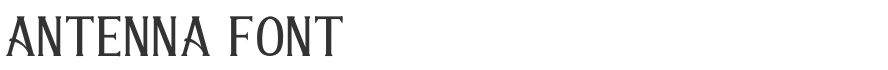 Antenna Font