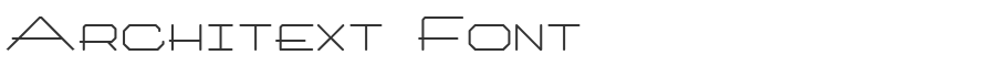 Architext Font