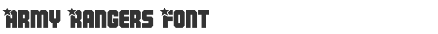 Army Rangers Font