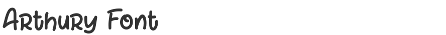 Arthury Font