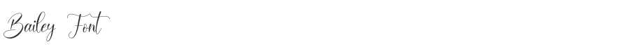 Bailey Font