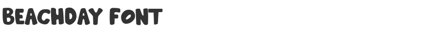 Beachday Font