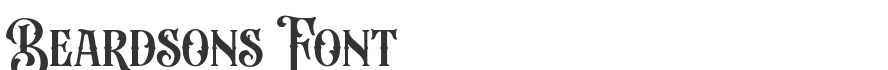 Beardsons Font
