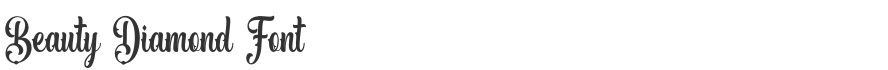 Beauty Diamond Font
