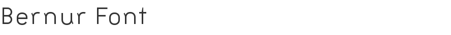 Bernur Font