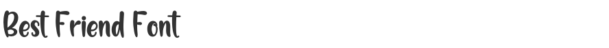 Best Friend Font