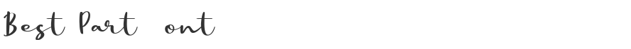 Best Part Font