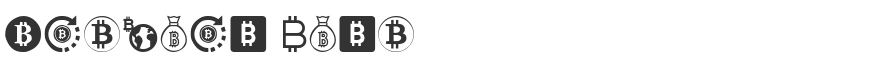 Bitcoin Font