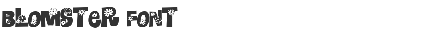 Blomster Font