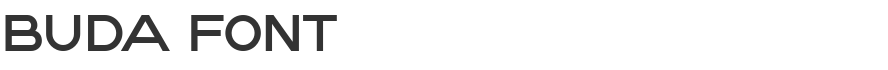 Buda Font