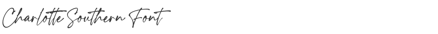 Charlotte Southern Font