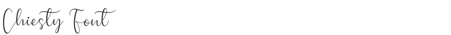 Chiesty Font