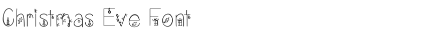 Christmas Eve Font