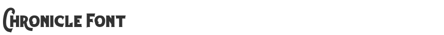 Chronicle Font