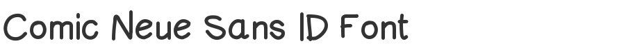 Comic Neue Sans ID Font