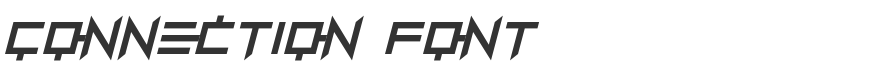 Connection Font