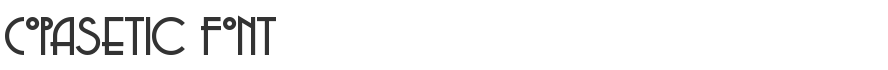 Copasetic Font