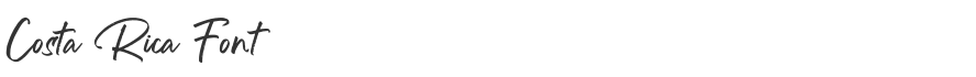 Costa Rica Font