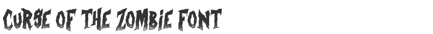Curse of the Zombie Font