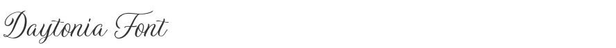 Daytonia Font