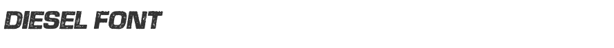 Diesel Font