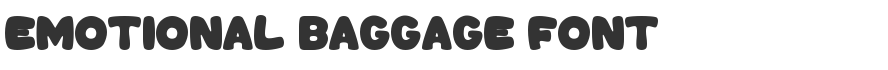 Emotional Baggage Font