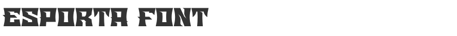 Esporta Font
