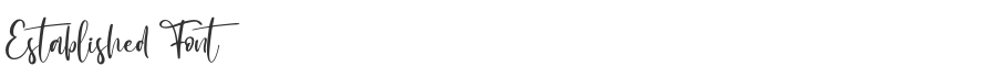 Established Font