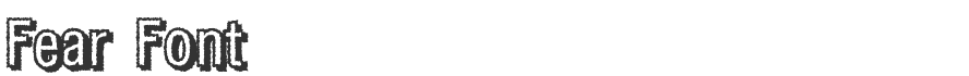 Fear Font