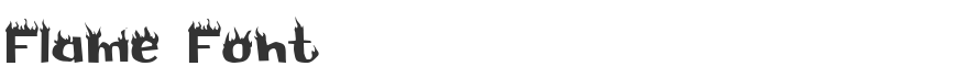 Flame Font