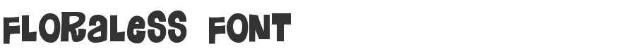 Floraless Font