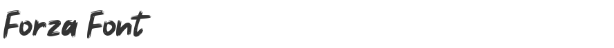Forza Font
