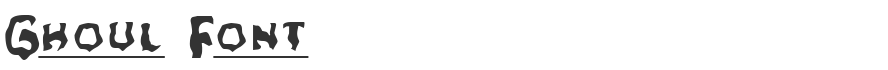 Ghoul Font