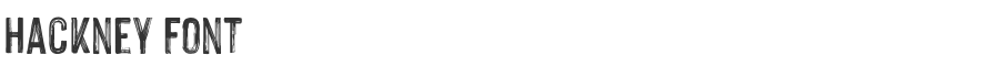 Hackney Font