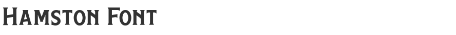 Hamston Font