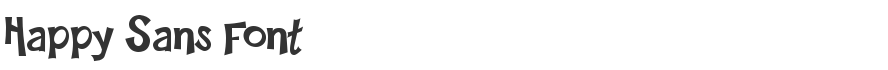Happy Sans Font