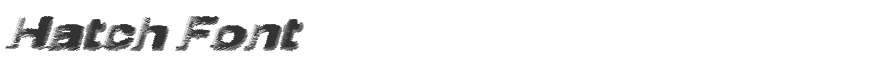 Hatch Font