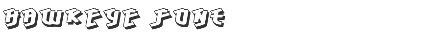 Hawkeye Font