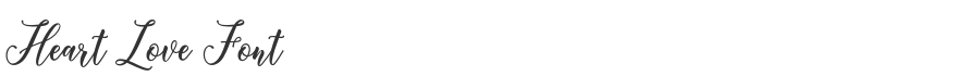 Heart Love Font