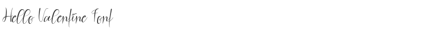 Hello Valentine Font