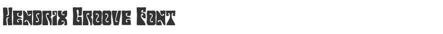 Hendrix Groove Font