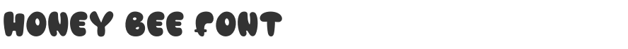 Honey Bee Font