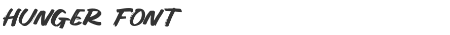 Hunger Font