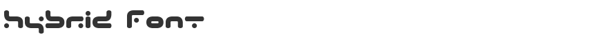 Hybrid Font
