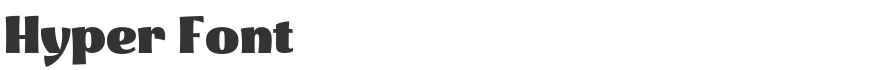 Hyper Font