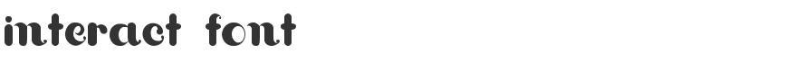 Interact Font