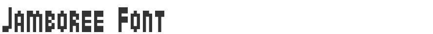 Jamboree Font