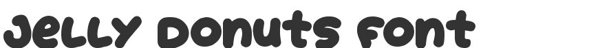 Jelly Donuts Font
