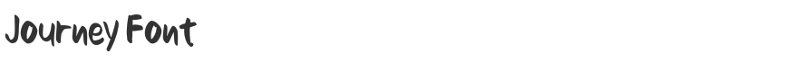Journey Font
